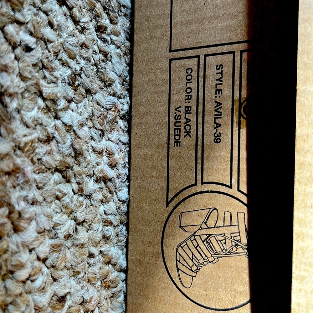 Black suede lace up wedge heel